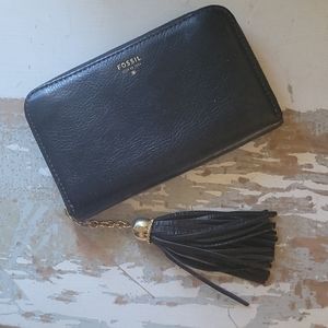 FOSSIL Leather Wallet Clutch